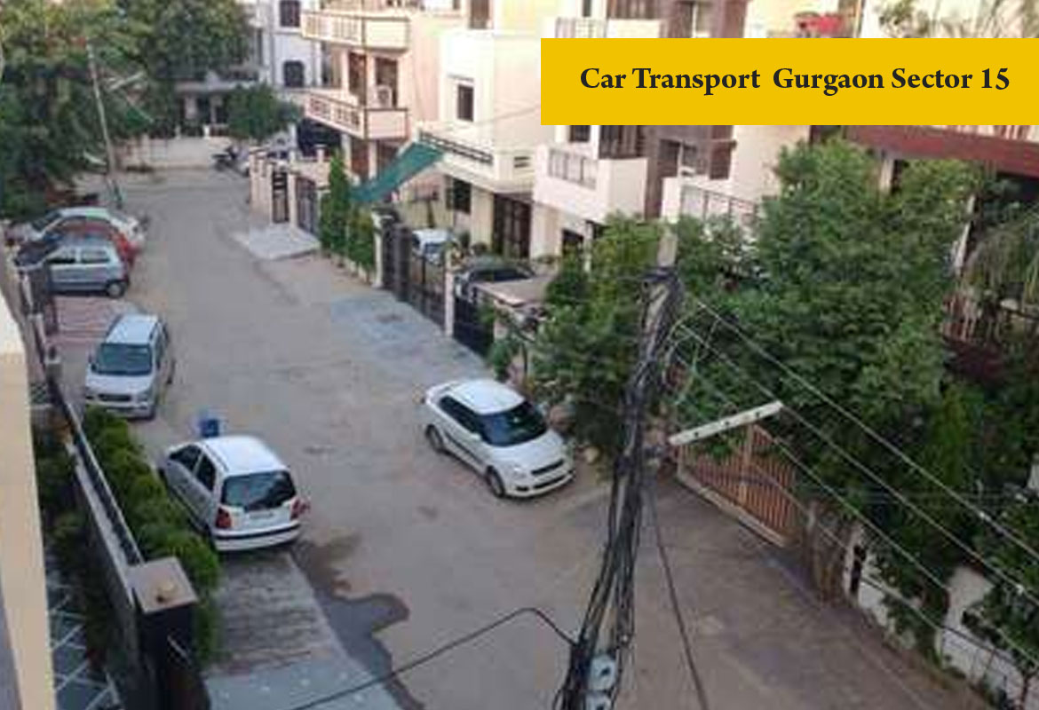 car transport Gurgaon Sector 15