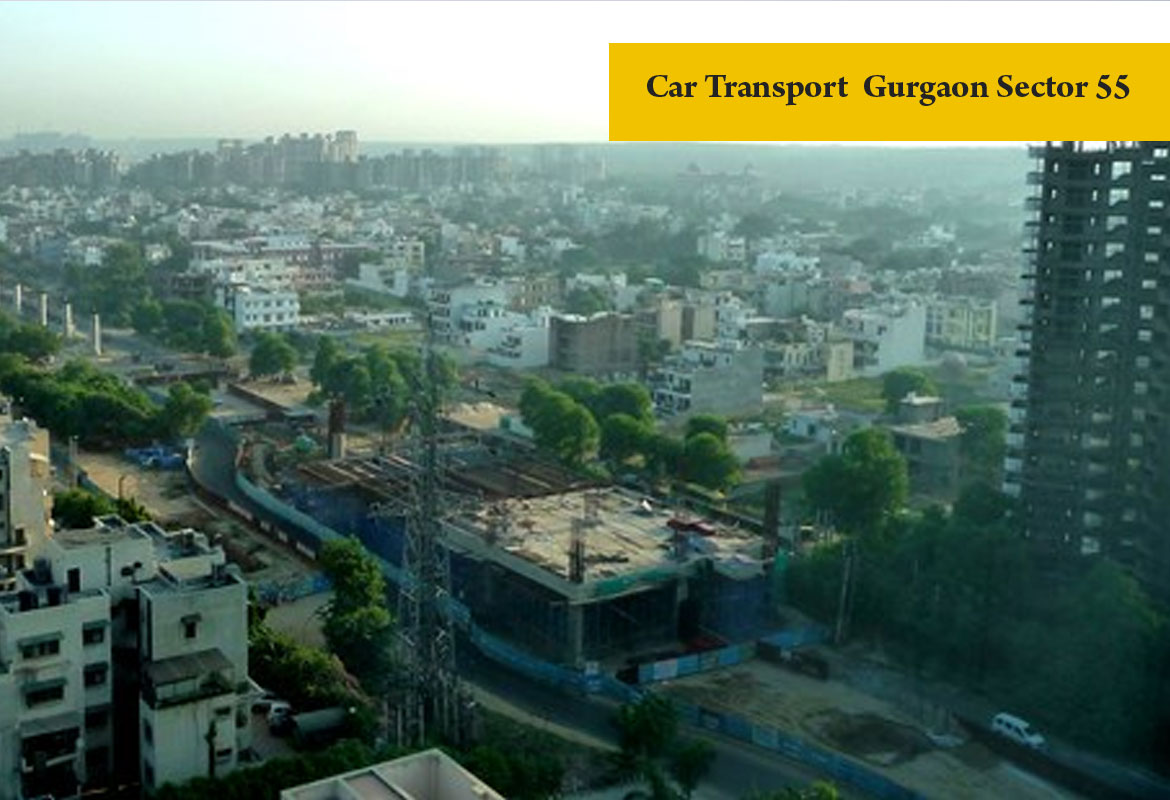 car transport Gurgaon Sector 55 