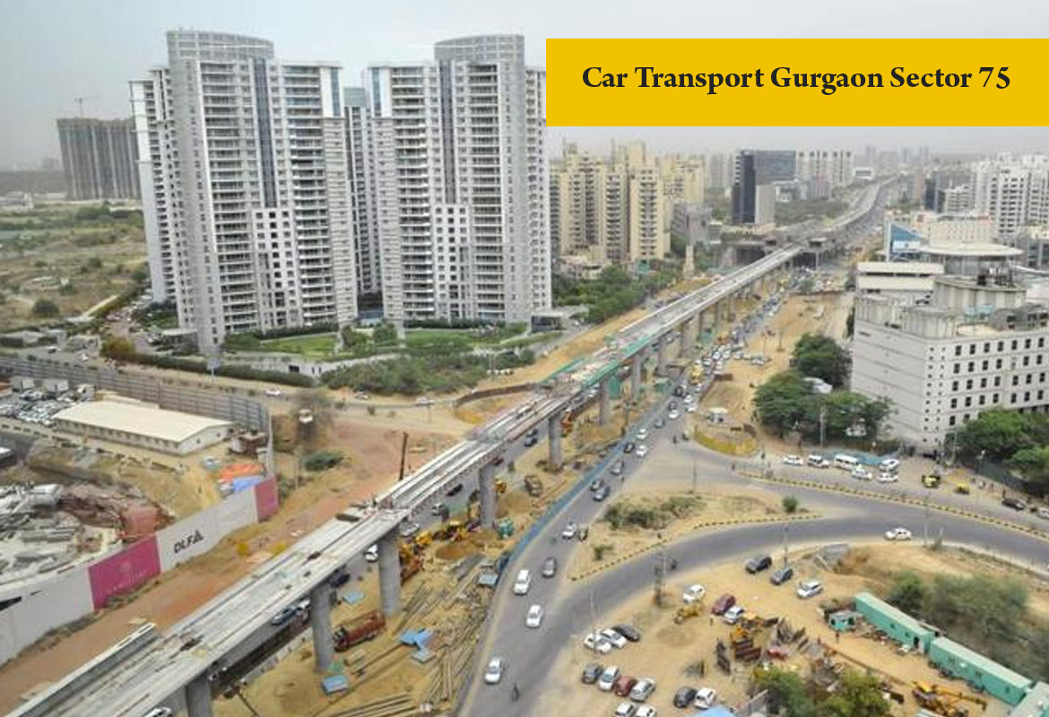 car transport Gurgaon Sector 75