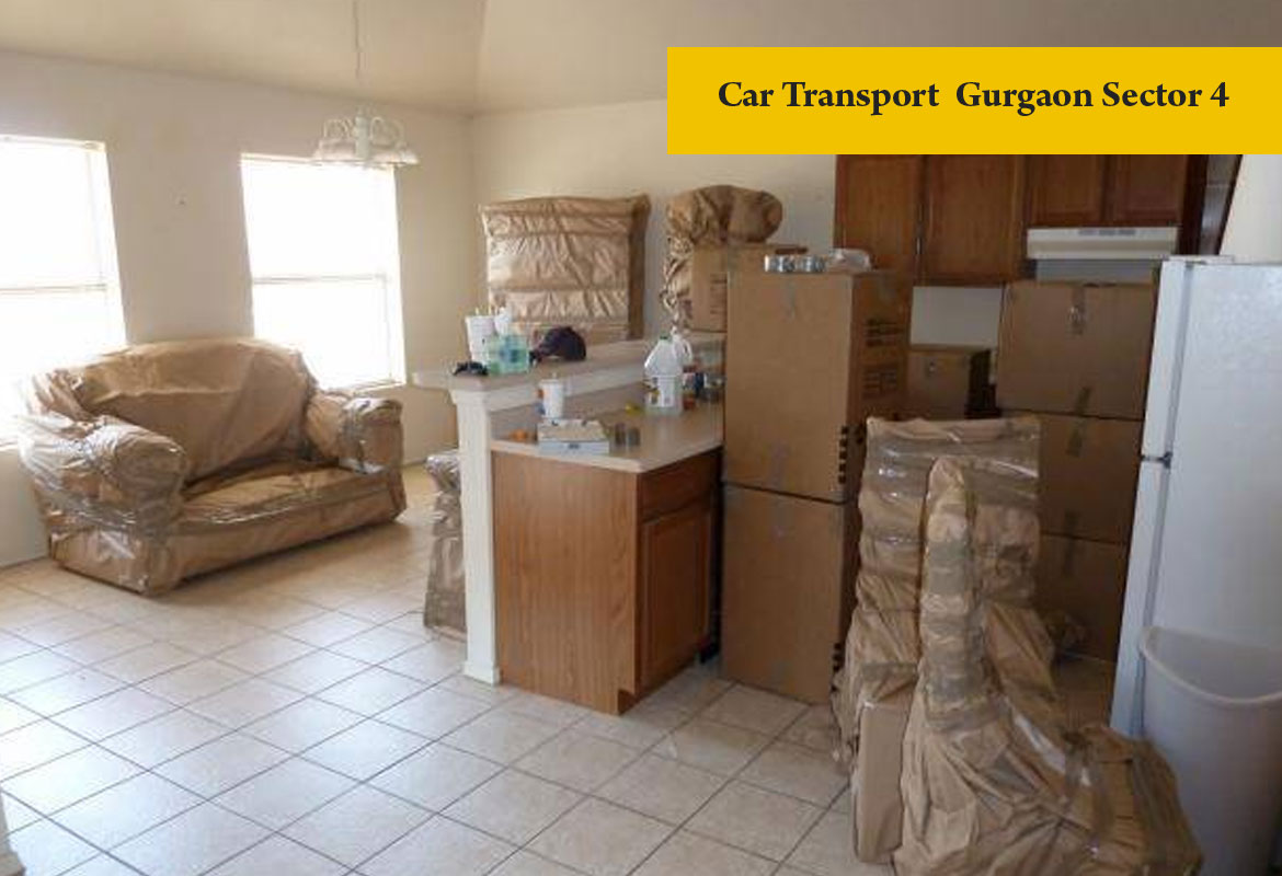 car transport Gurgaon Sector 4 